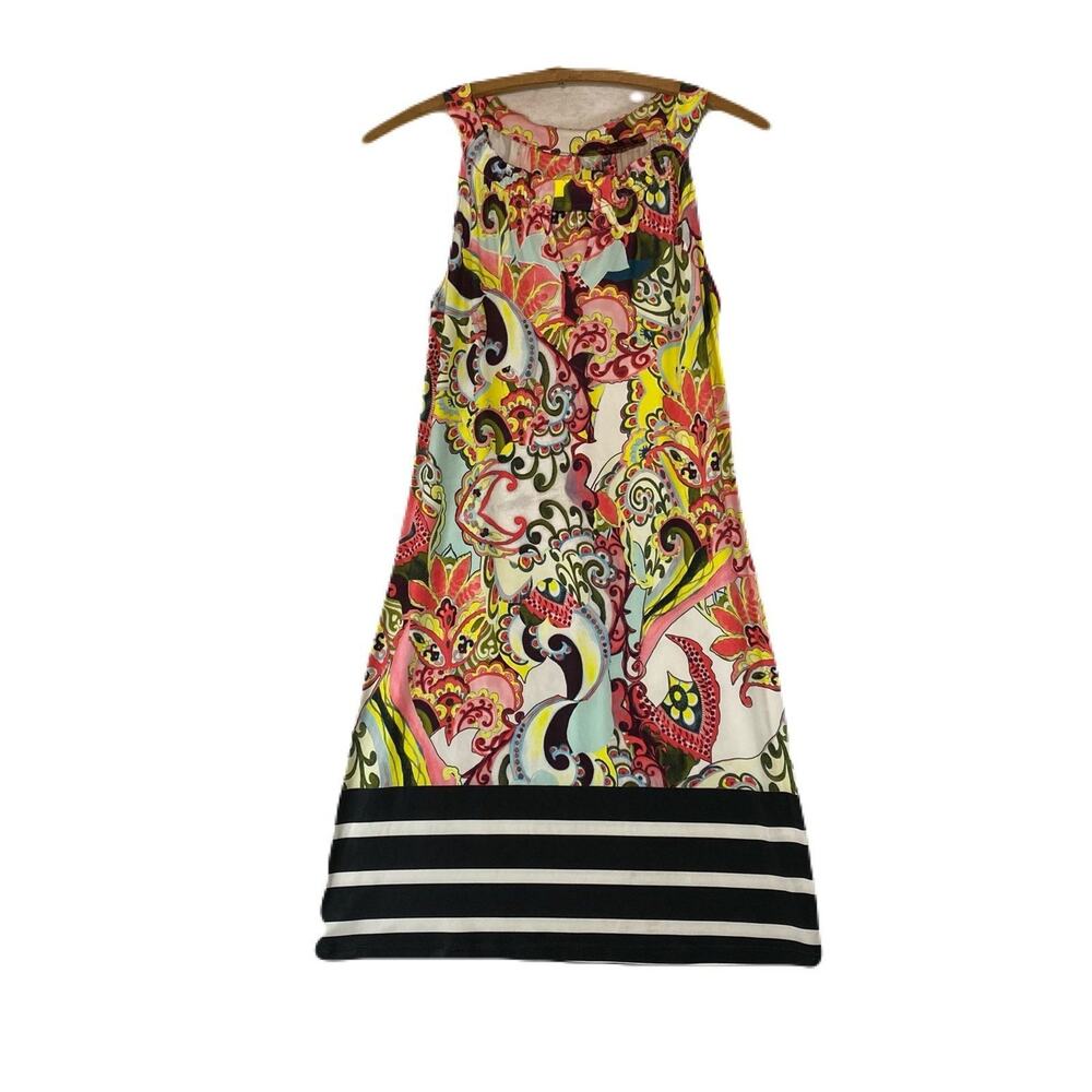 ISLE By MELIZ KOZAN Womans Paisley Lightweight Summer Sleeveless Dress size XS